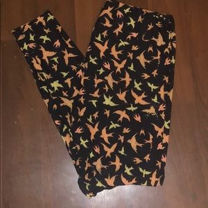 Lularoe Bird Leggings TC